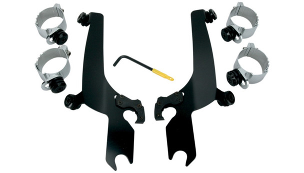 Memphis Shades Sportshield Trigger-Lock Mounting Hardware: Select 06-17 Harley-Davidson & Yamaha Models