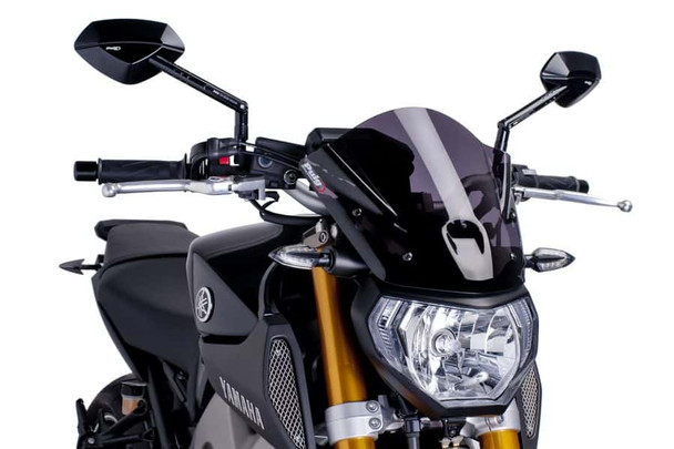 Puig New-Gen Sport Windscreen: 13-16 Yamaha FZ-09