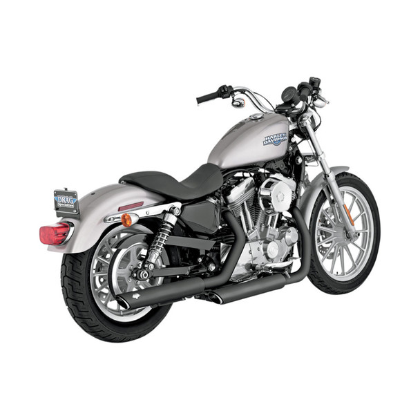 Vance & Hines Twin Slash Slip-On Mufflers: 04-13 Harley-Davidson Sportster Models