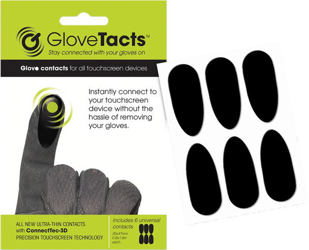 GloveTacts V3 Smart Fingerprint Touchscreen Pads - 60 Stickers