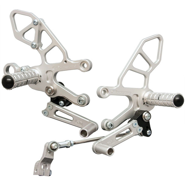 Woodcraft Complete Rearset Kit: 09-15 Aprilia RSV4 Models