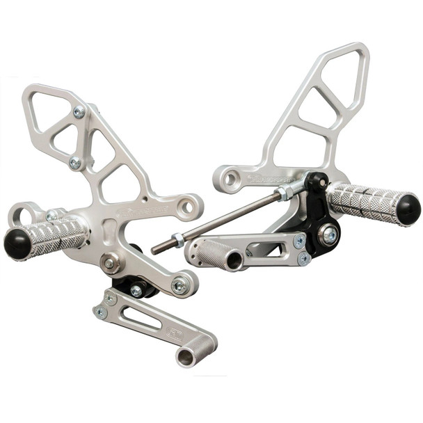 Woodcraft Complete GP Shift Rearset w/ Pedals: 2021 Aprilia Tuono V4