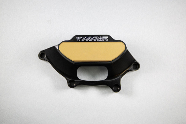 Woodcraft Stator Cover Protector w/Cerakote: 20-22 BMW S1000RR