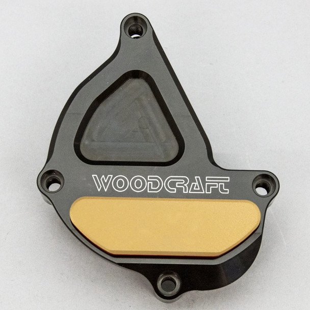 Woodcraft RHS Ignition Trigger Cover Protector w/Cerakote: 15-22 Yamaha FZ 10/MT 10/YZF R1 Models