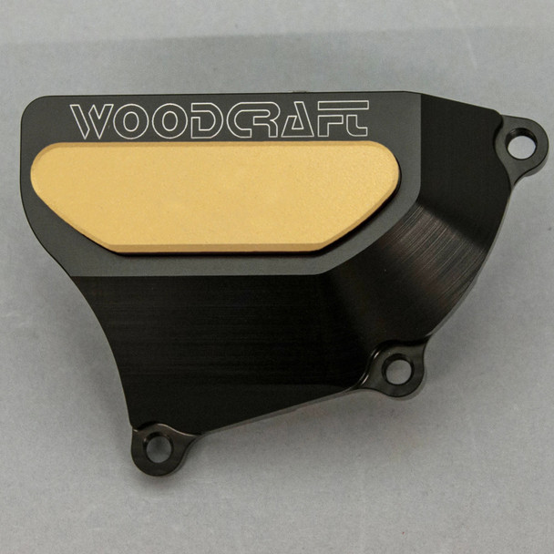 Woodcraft RHS Clutch Cover Protector w/Cerakote: 08-16 Honda CBR1000RR