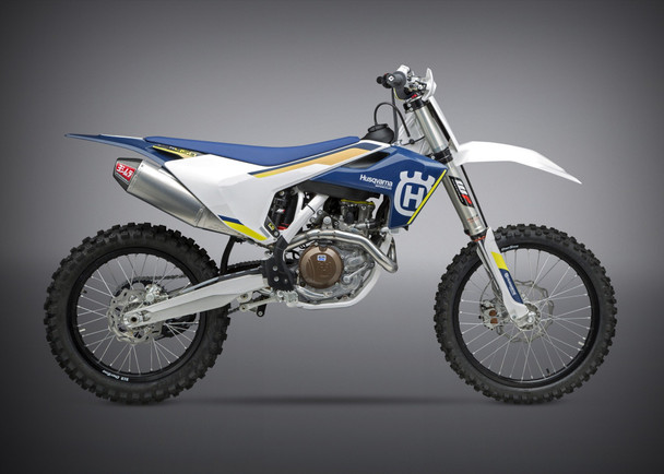 Yoshimura 16-18 KTM 450SX-F / 16-18 Husqvarna FC450/FX450 - RS-4 Signature Full Exhaust - SS/AL/CF