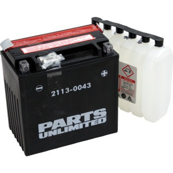 Parts Unlimited AGM Maintenance-Free Battery - YTX16CLB-BS 1.05 L