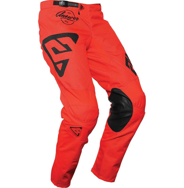 Answer Racing A21 Arkon Youth Pants - Bold - Red/Black - Size 28
