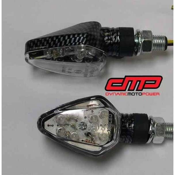 DMP Marker Lights - Carbon Body w/Clear Lens - 900-0043