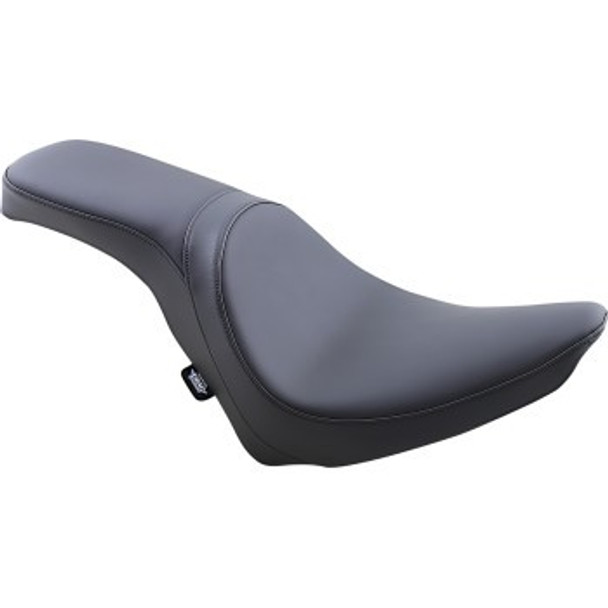 Drag Specialties Smooth 2-Up Predator Seat: 11-17 Harley Davidson Softail Slim FLS/S FLSS/Blackline FXS