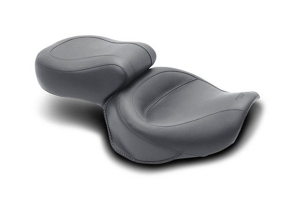 Mustang Wide Touring One-Piece Seat: 87-08 Honda VT1100 Models