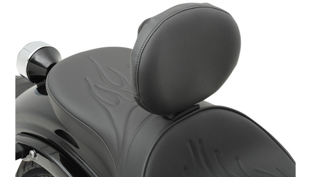 Z1R EZ Glide II Large Vinyl Backrest: 06-18 Honda Fury & Kawasaki Vulcan Models