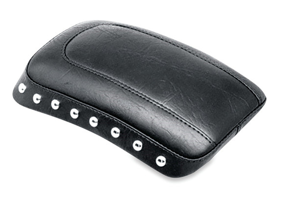 Mustang Standard Touring Studded Passenger Seat: 00-15 Harley-Davidson Softail Models