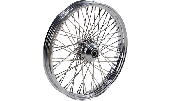 Drag Specialties 60 Spoke Laced Front Wheel: 08-20 Harley-Davidson XL Models - 21"x2.15"