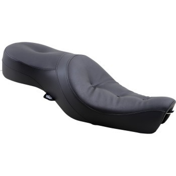 Drag Specialties Pillow Wide Low Touring Seat: 04-20 Harley-Davidson Sportster Models