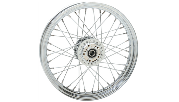 Drag Specialties Replacement Laced Front Wheel: 04-05 Harley-Davidson FX Models - 19"x2.50"