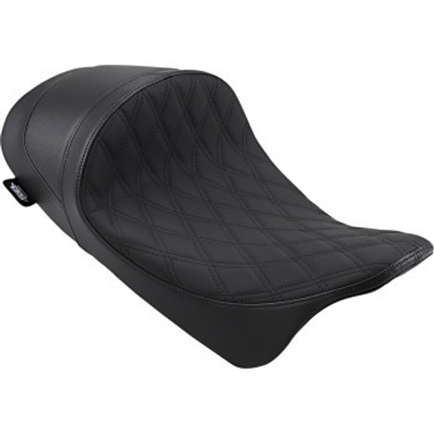 Drag Specialties Diamond Forward Low Solo Seat: 08-21 Harley-Davidson Touring Models