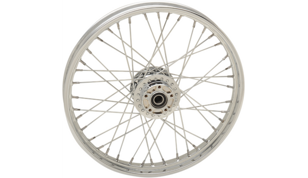Drag Specialties Replacement Laced Front Wheel: 08-17 Harley-Davidson FXD Models - 21"x2.15"