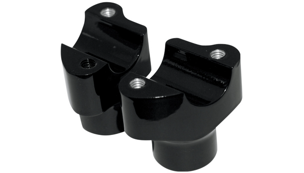 Drag Specialties Black Buffalo Risers