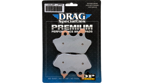 Drag Specialties Premium Brake Pads: 05-07 Harley-Davidson Models - 1721-2482