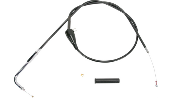 Drag Specialties Black Vinyl 41.5" Throttle/Idle Cable - 0651-0182