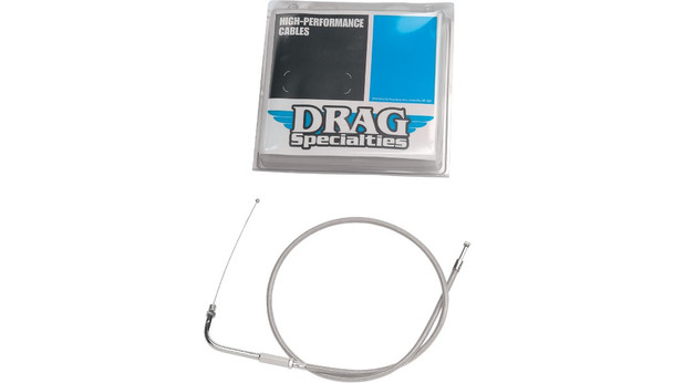 Drag Specialties 39.5" Braided Throttle Cable - 0650-0298