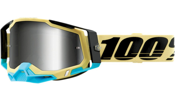 100% Racecraft 2 Goggles - Airblast - Silver Mirror