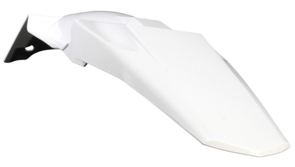 Acerbis White Rear Fender Replacement: 02-21 Yamaha Models - MPN 2040890002