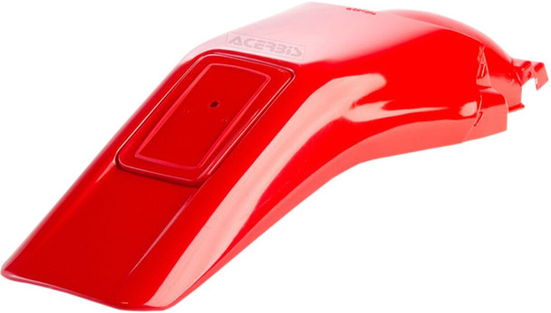 Acerbis Red Replacement Plastic Rear Fender: 96-04 Honda Models - MPN 2040840227