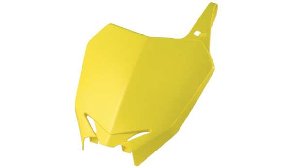 Acerbis Yellow Front Number Plate Replacement: 01-09 Suzuki Models - MPN 2042340231