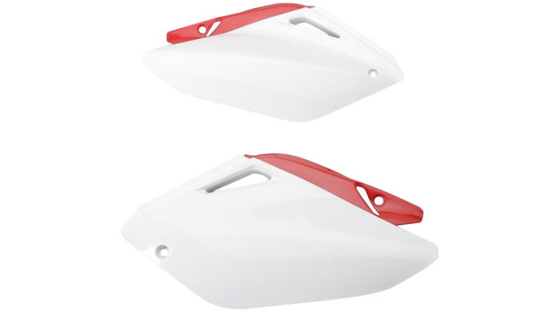 Acerbis Red/White Side Panel: 04-05 Honda CRF250R Models - MPN 2043290002