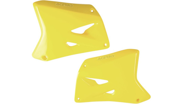 Acerbis Yellow Radiator Shrouds Replacement: 02-22 Suzuki RM 85 Models - MPN 2081850231