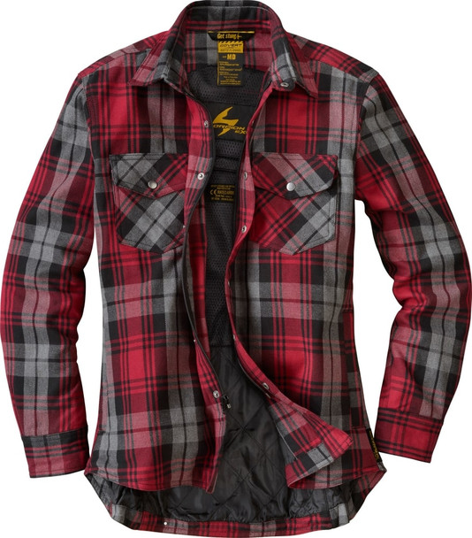 Scorpion Exo Covert Women's Flannel - Red/Grey -  2XL - 52211-7