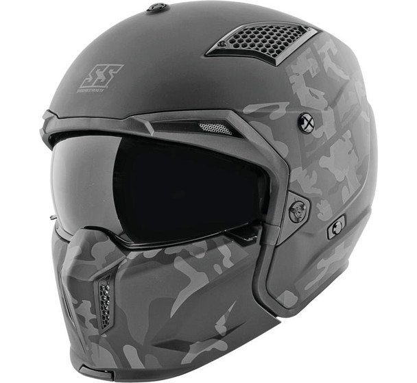 Speed and Strength Call To Arms Helmet - SS2400 - Call to Arms - Black and Camo - Size XLarge [Blemish]