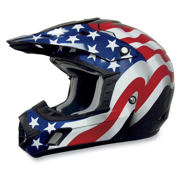 AFX FX-17 Helmet - Freedom  - Black - Size Large - [Blemish]