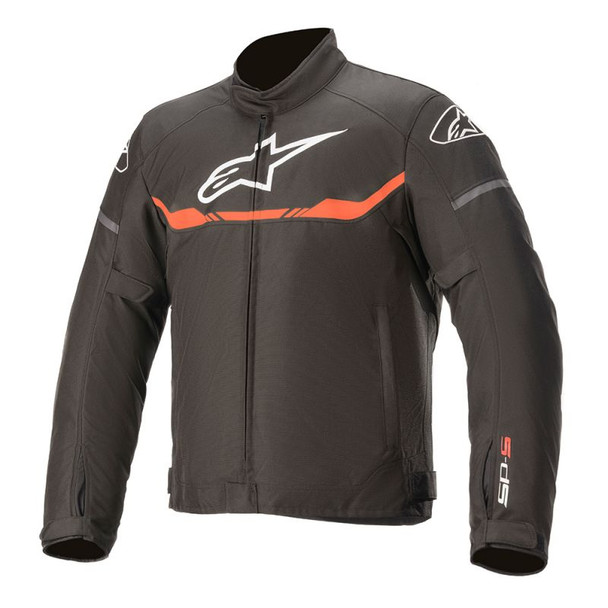 Alpinestars T-SPS Waterproof Jacket - Black/Flo Yellow - 4XL - 3200120-155-4X