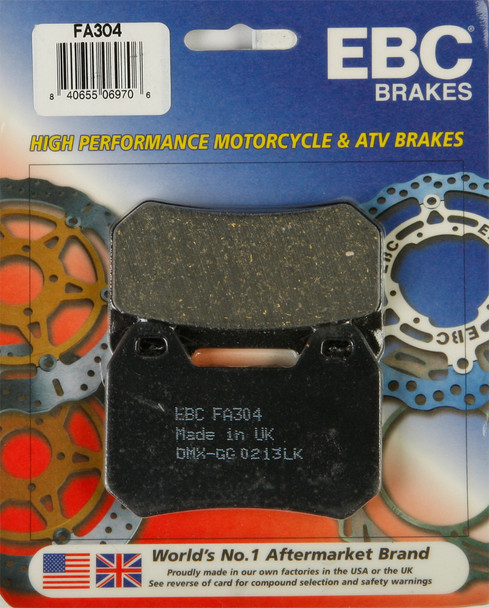 EBC FA Organic Rear Brake Pads ~ FA304