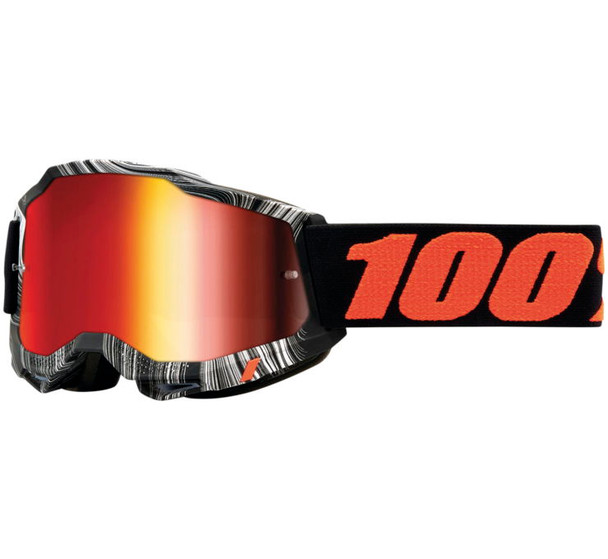 100% Accuri 2 Goggles - Geospace - Mirror Red Lens