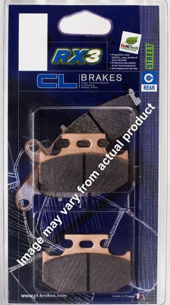 CL Brakes RX3 High Performance Sintered Brake Pads  - 2813RX