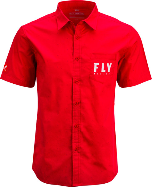 Fly Racing Fly Pit Shirt Red MD