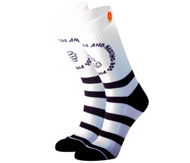 FMF Thumbs Up Socks - White - One Size