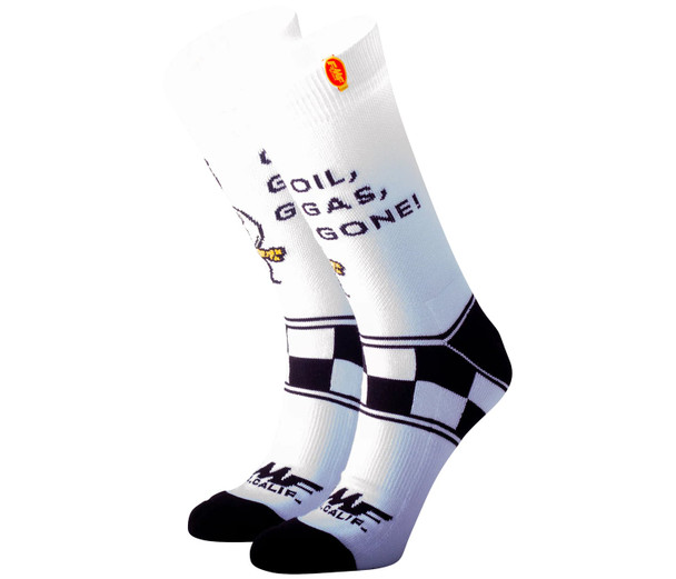 FMF MR Pre Mix Socks - White - One Size