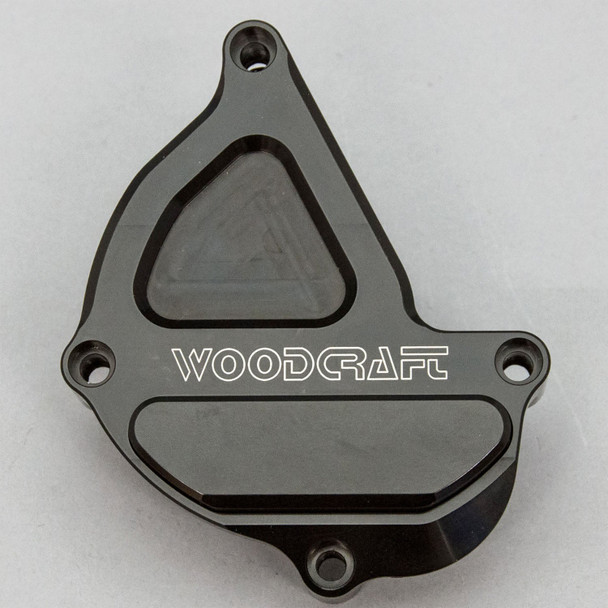 Woodcraft RHS Ignition Trigger Cover Protector: 2015-2021 Yamaha FZ 10/MT 10/YZF R1 Models - Black