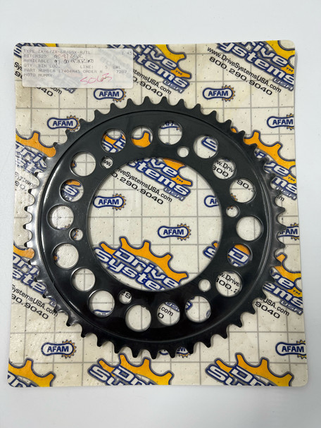 Drive Systems 530 Anodized Aluminum Rear Sprocket - Black - 17603 - 43 Tooth