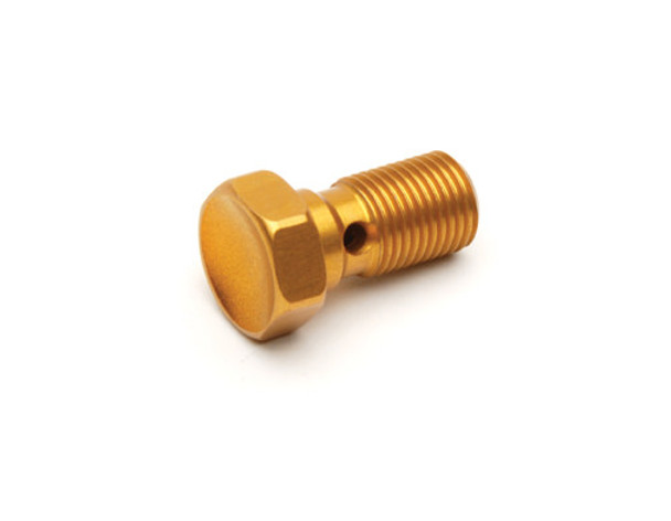 Spiegler Anodized Aluminum Banjo Bolt - Universal - M10x1.00 - Gold