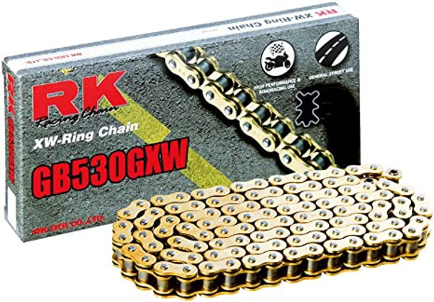 RK Racing GXW 530 Chain - Gold - 130 Links