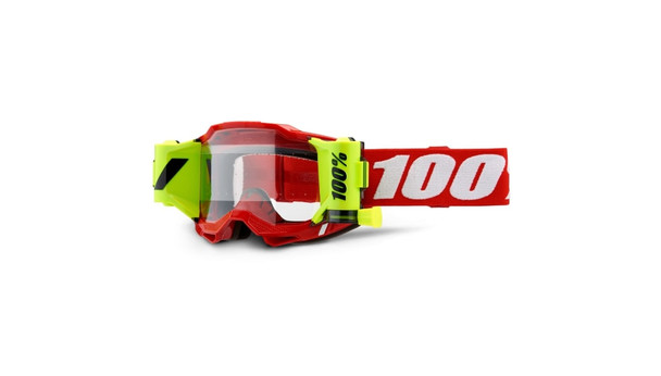 100% Accuri 2 Forecast Goggles - Neon Red - Clear Lens