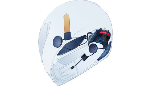 Icon In-Helmet HelmLink Bluetooth Communicator - Black