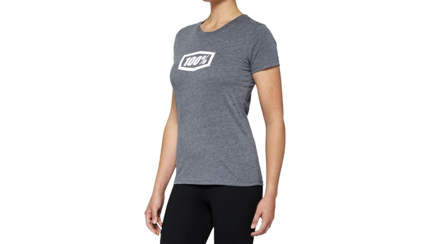 100% Women's Icon T-Shirt - Heather Gray