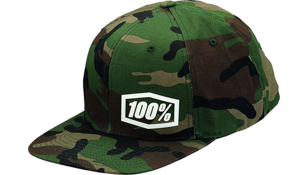 100% Machine Snapback Hat - Camouflage - One Size
